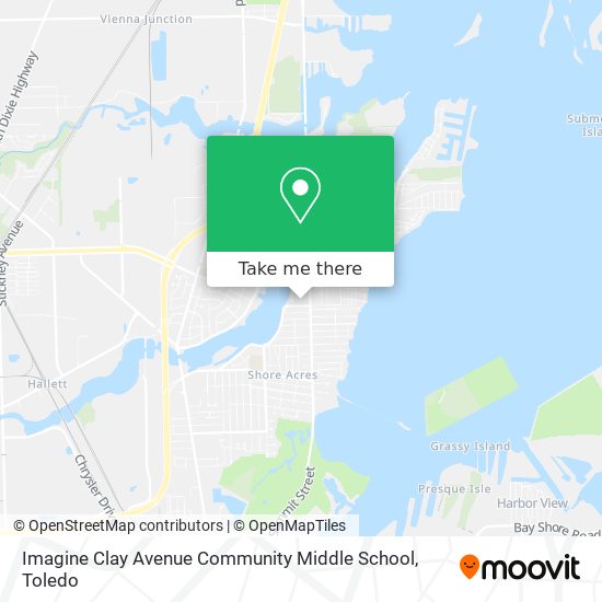 Mapa de Imagine Clay Avenue Community Middle School