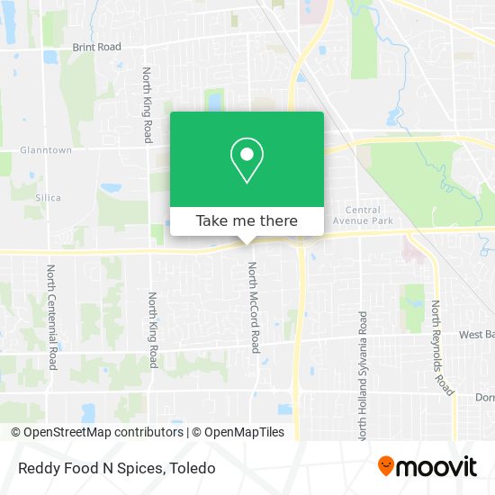 Mapa de Reddy Food N Spices