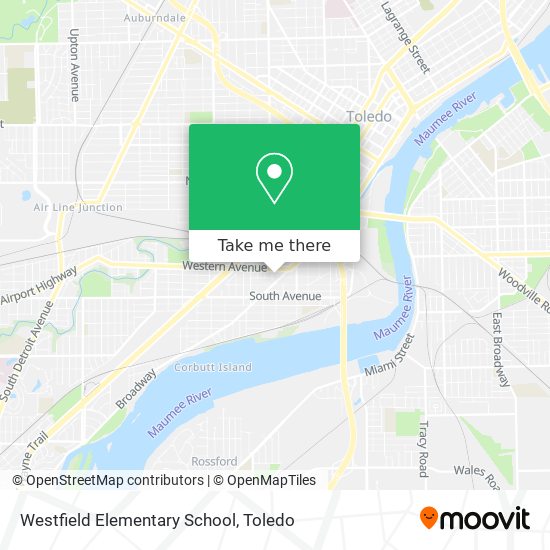 Mapa de Westfield Elementary School