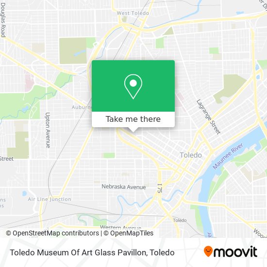 Toledo Museum Of Art Glass Pavillon map