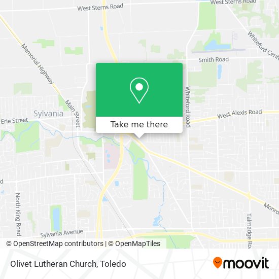 Mapa de Olivet Lutheran Church