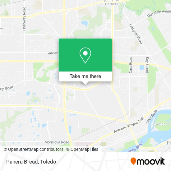 Panera Bread map