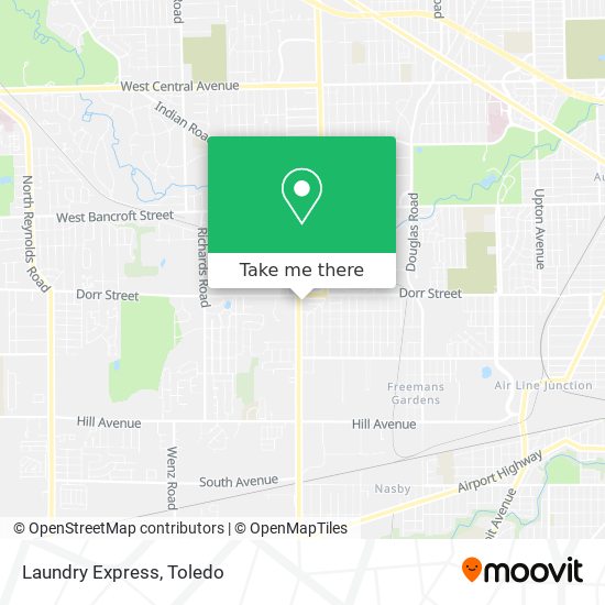 Laundry Express map