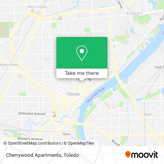 Mapa de Cherrywood Apartments