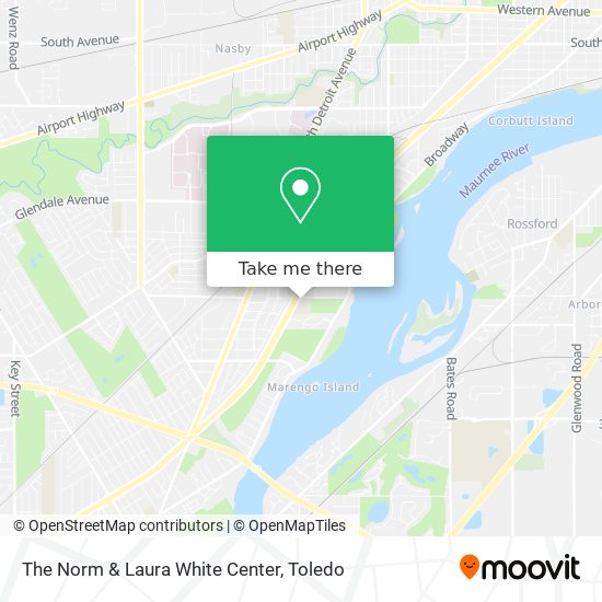 The Norm & Laura White Center map
