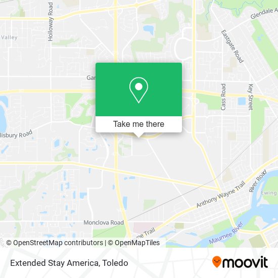 Extended Stay America map
