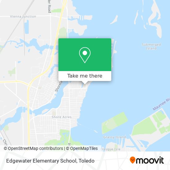 Edgewater Elementary School map