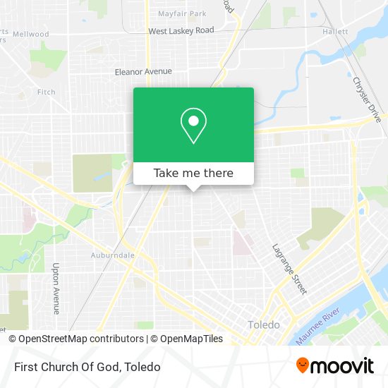 Mapa de First Church Of God