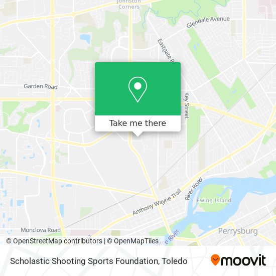 Scholastic Shooting Sports Foundation map