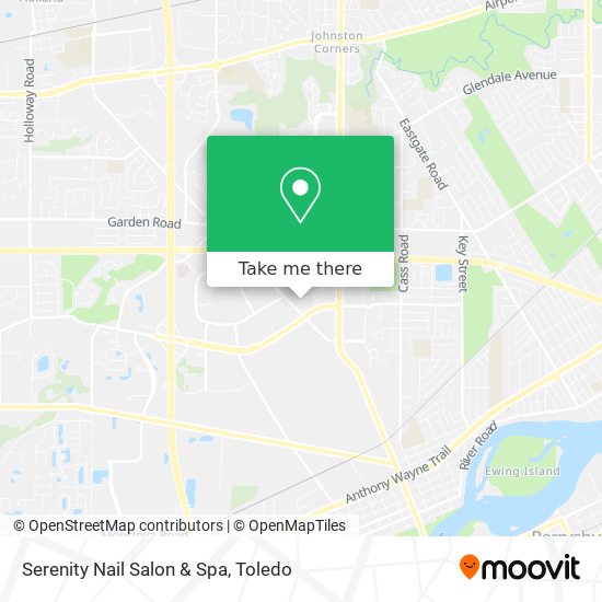 Serenity Nail Salon & Spa map