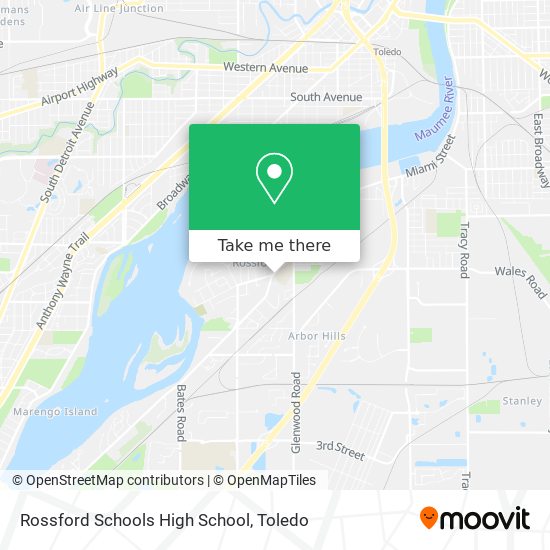 Mapa de Rossford Schools High School