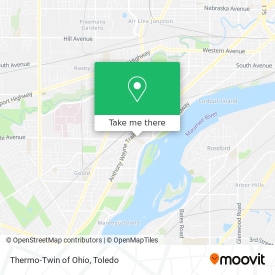 Thermo-Twin of Ohio map