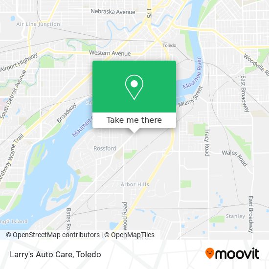 Larry's Auto Care map