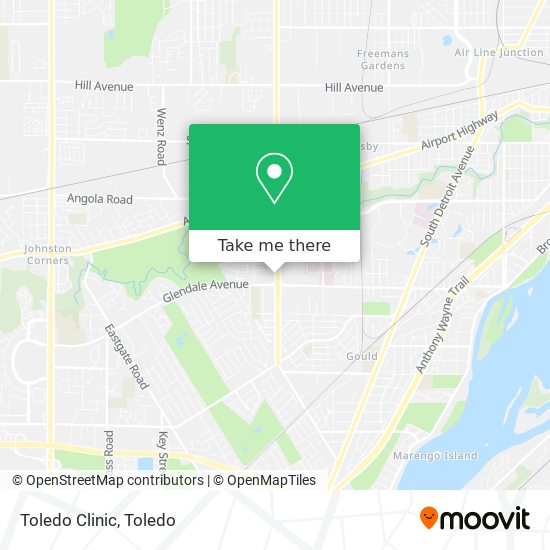 Mapa de Toledo Clinic