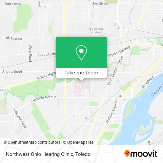Northwest Ohio Hearing Clinic map