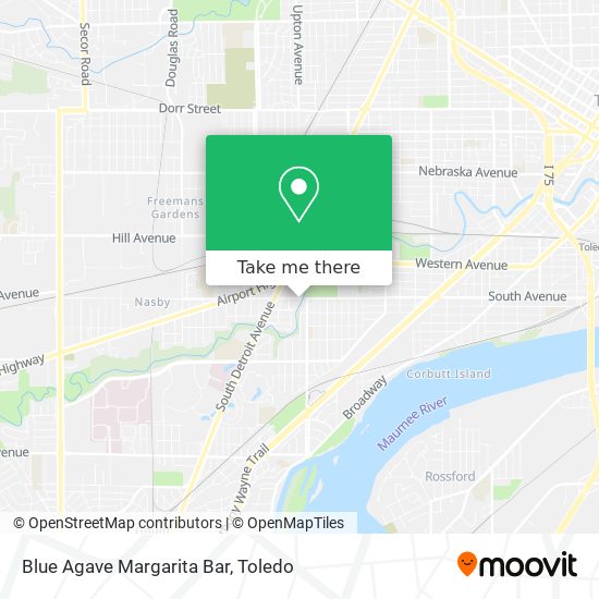 Blue Agave Margarita Bar map