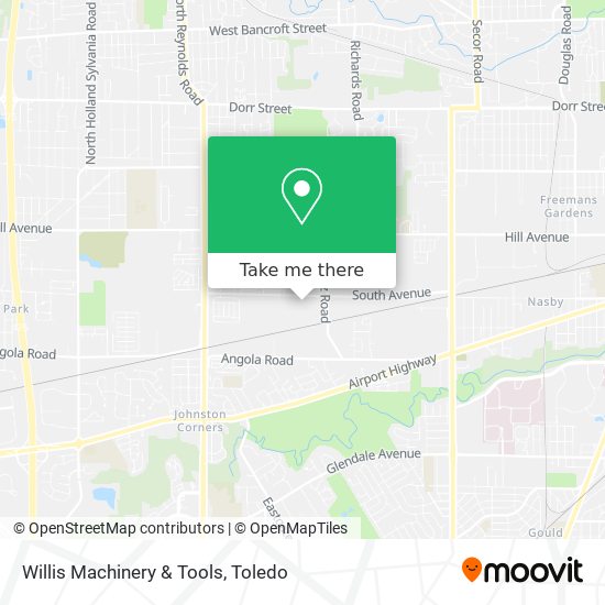 Willis Machinery & Tools map