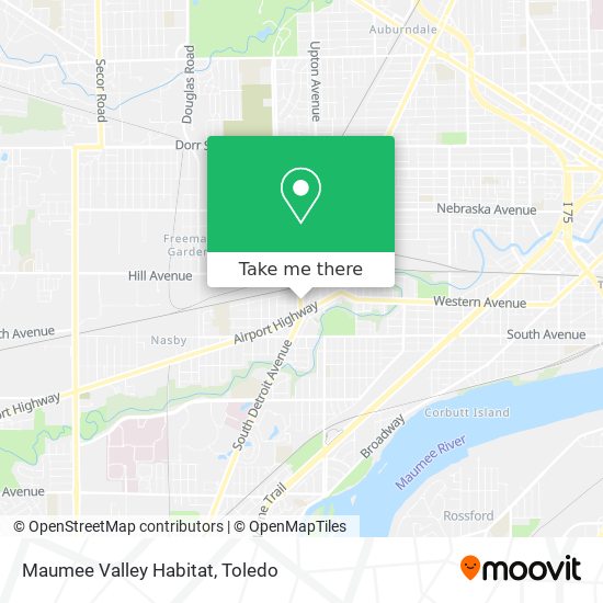 Maumee Valley Habitat map