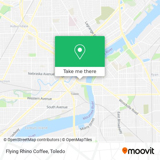 Mapa de Flying Rhino Coffee