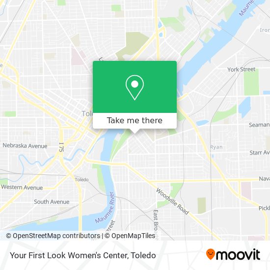Your First Look Women's Center map