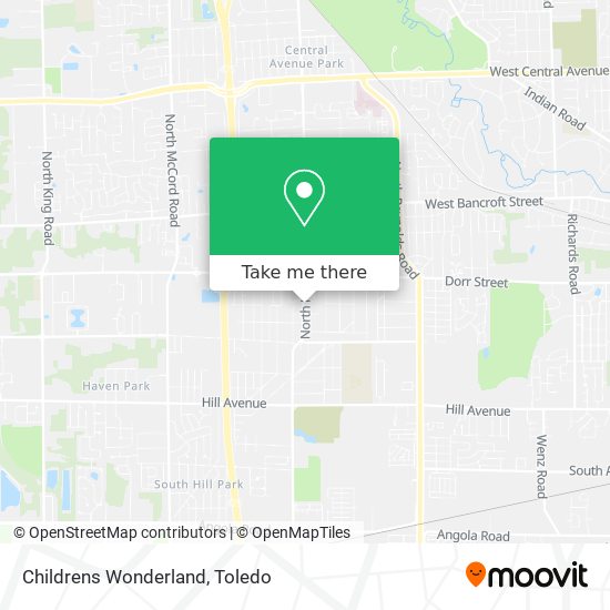Childrens Wonderland map