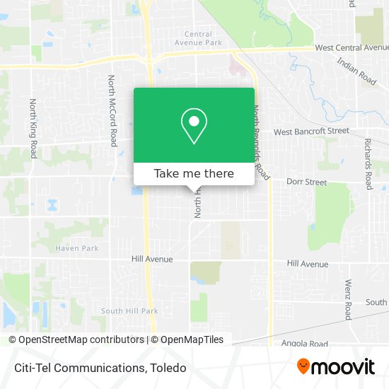 Mapa de Citi-Tel Communications