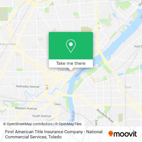 Mapa de First American Title Insurance Company - National Commercial Services