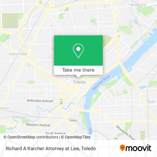 Mapa de Richard A Karcher Attorney at Law