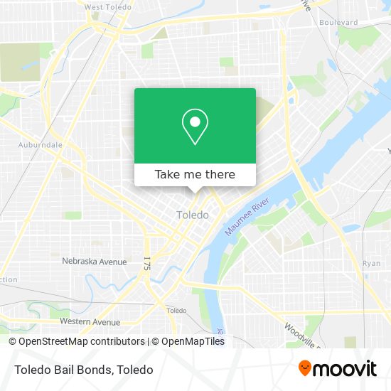 Toledo Bail Bonds map