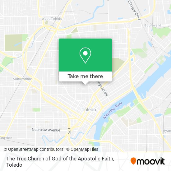 Mapa de The True Church of God of the Apostolic Faith