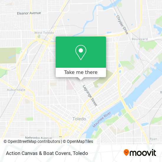 Action Canvas & Boat Covers map