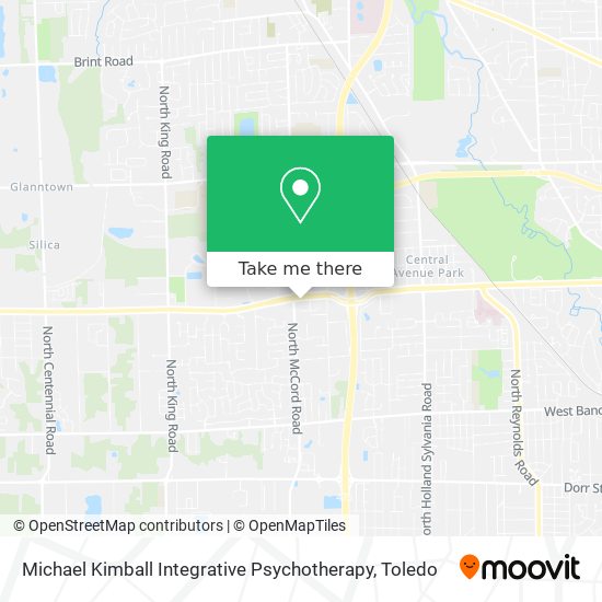Michael Kimball Integrative Psychotherapy map
