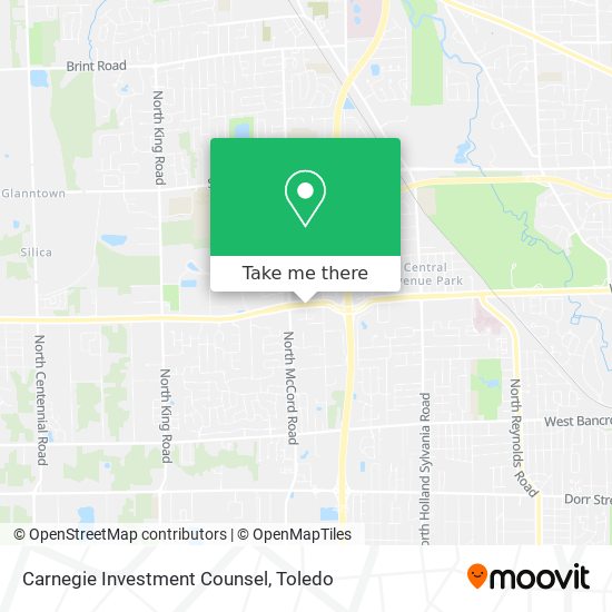 Mapa de Carnegie Investment Counsel