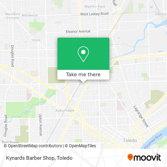 Mapa de Kynards Barber Shop