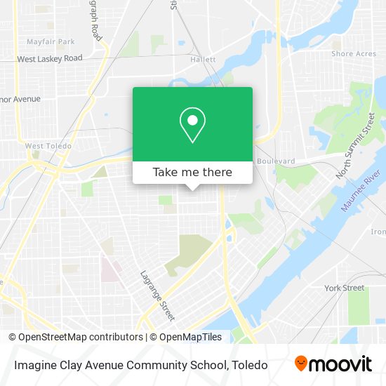 Mapa de Imagine Clay Avenue Community School