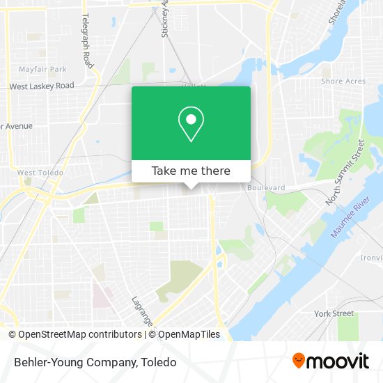 Mapa de Behler-Young Company