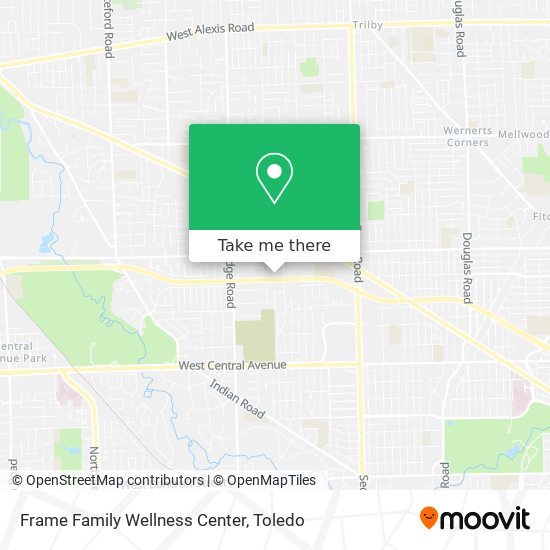 Mapa de Frame Family Wellness Center