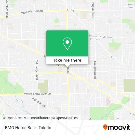 BMO Harris Bank map