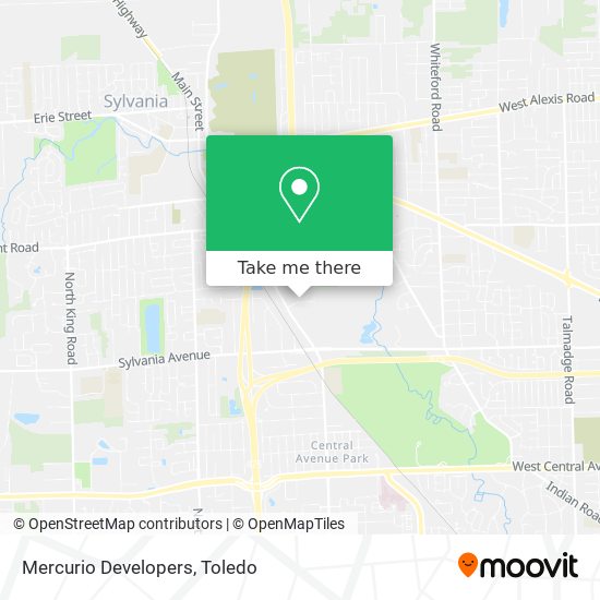 Mercurio Developers map