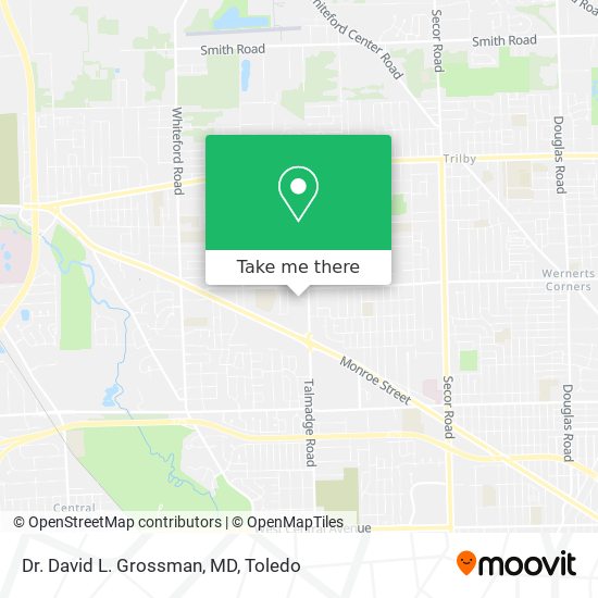 Dr. David L. Grossman, MD map