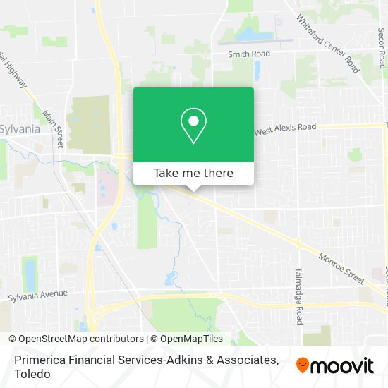 Primerica Financial Services-Adkins & Associates map