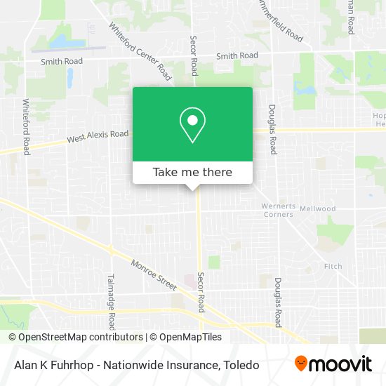 Alan K Fuhrhop - Nationwide Insurance map