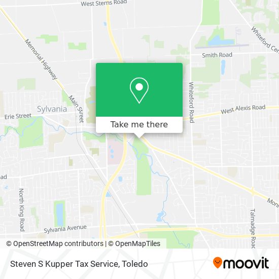 Steven S Kupper Tax Service map