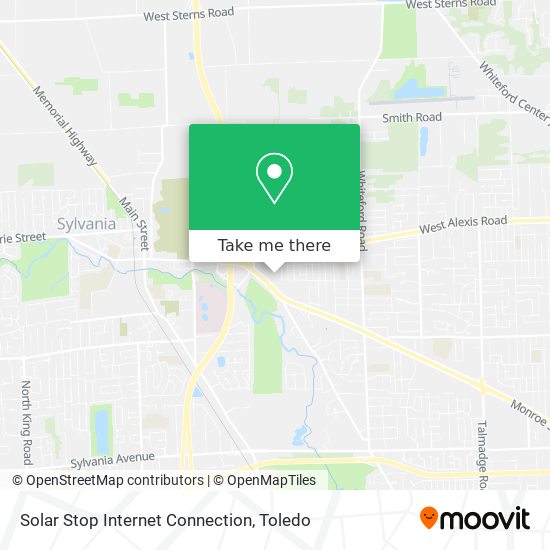 Solar Stop Internet Connection map