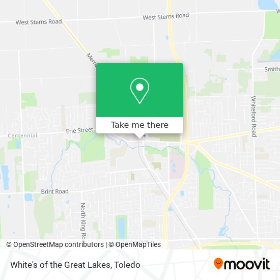 White's of the Great Lakes map