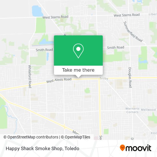 Mapa de Happy Shack Smoke Shop