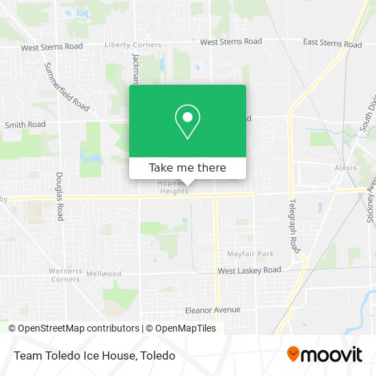 Team Toledo Ice House map