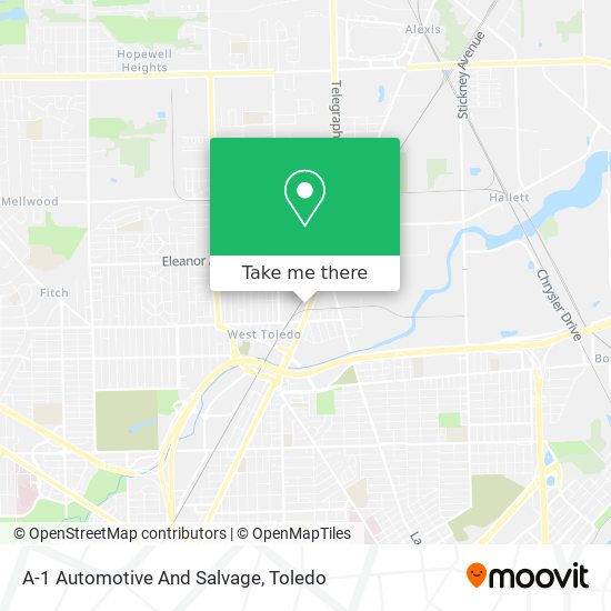 Mapa de A-1 Automotive And Salvage