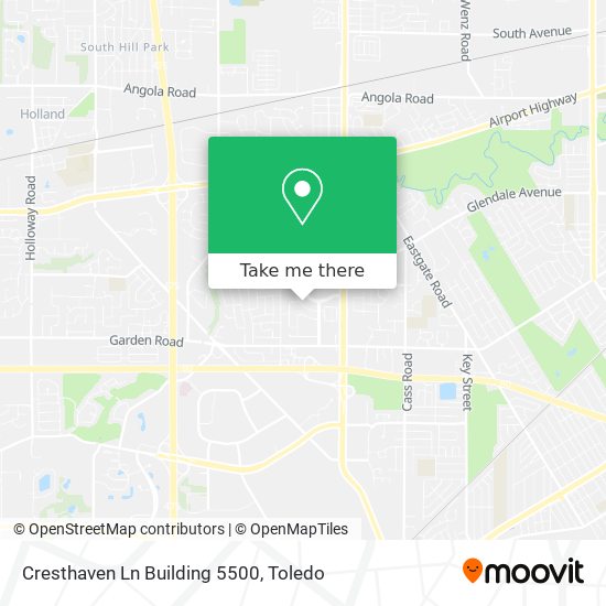Cresthaven Ln Building 5500 map