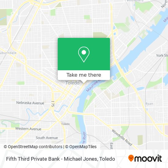 Fifth Third Private Bank - Michael Jones map